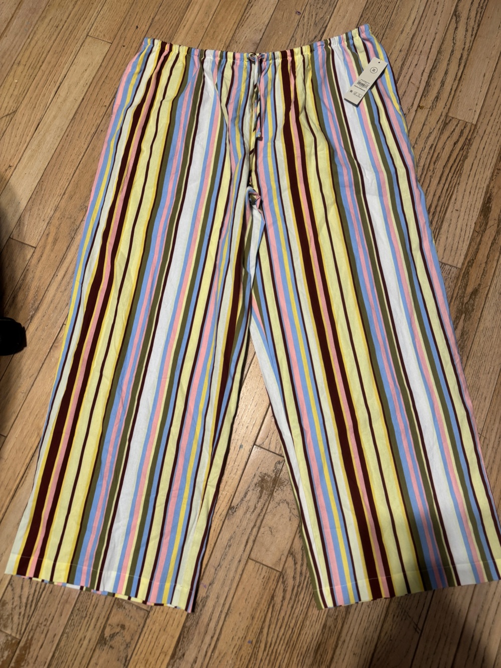Retro Stripe Wide Leg Beach Pants - XXL (20) - Picture 4 of 9
